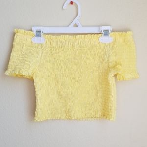 Shein Yellow Top (NWOT)